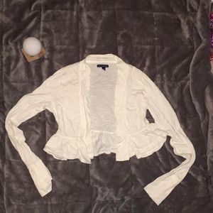 American Eagle cardigan, white, Small